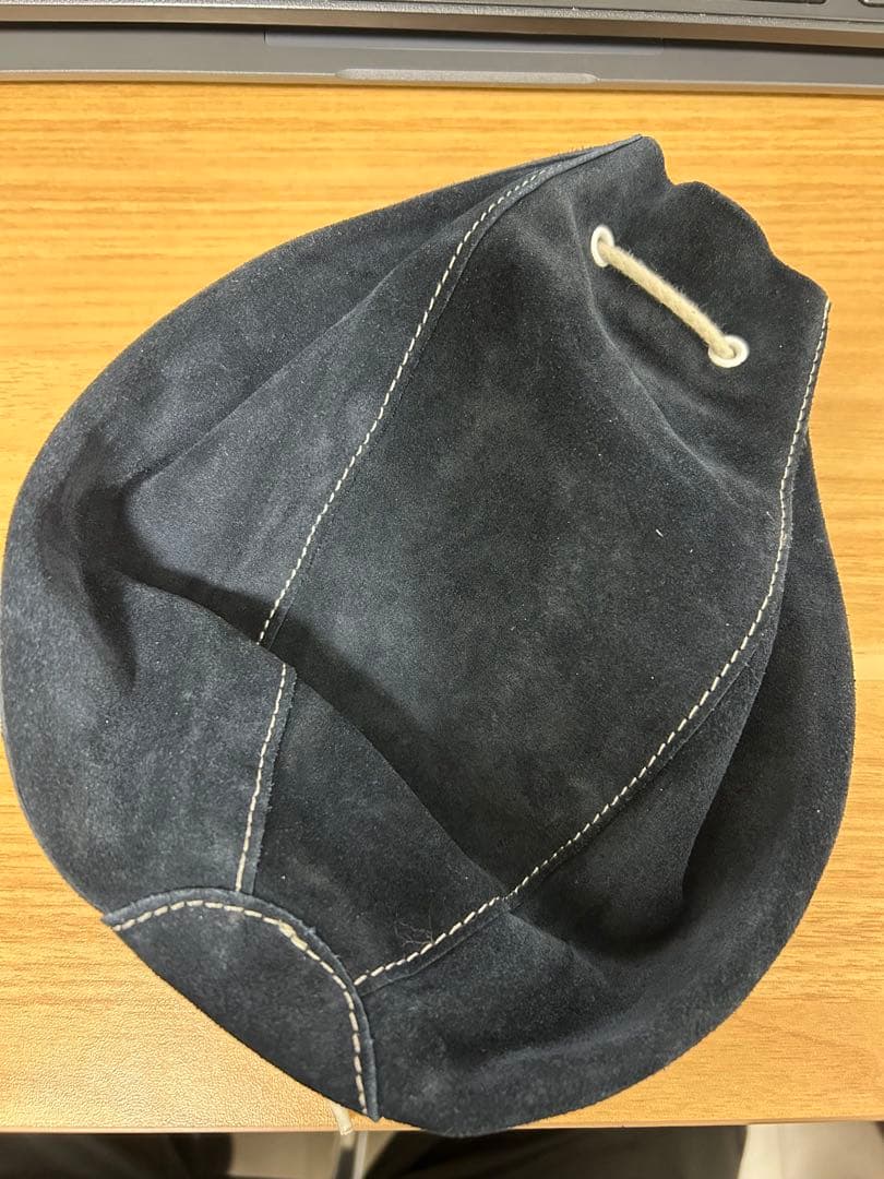 Hender scheme Kinchaku navy 数回使用極美品　巾着