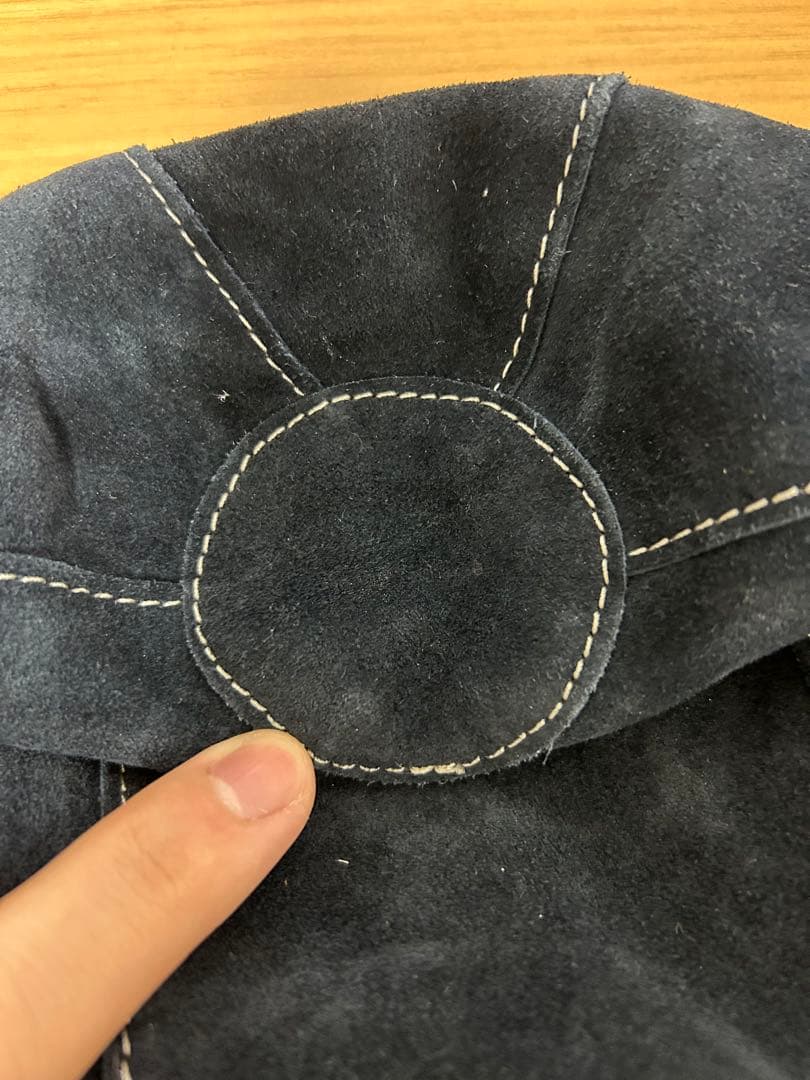 Hender scheme Kinchaku navy 数回使用極美品　巾着