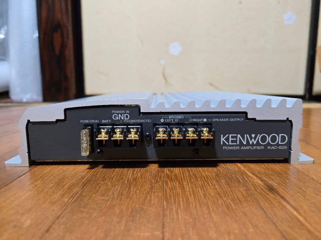 【未使用品】KENWOOD KAC-626 パワーアンプ