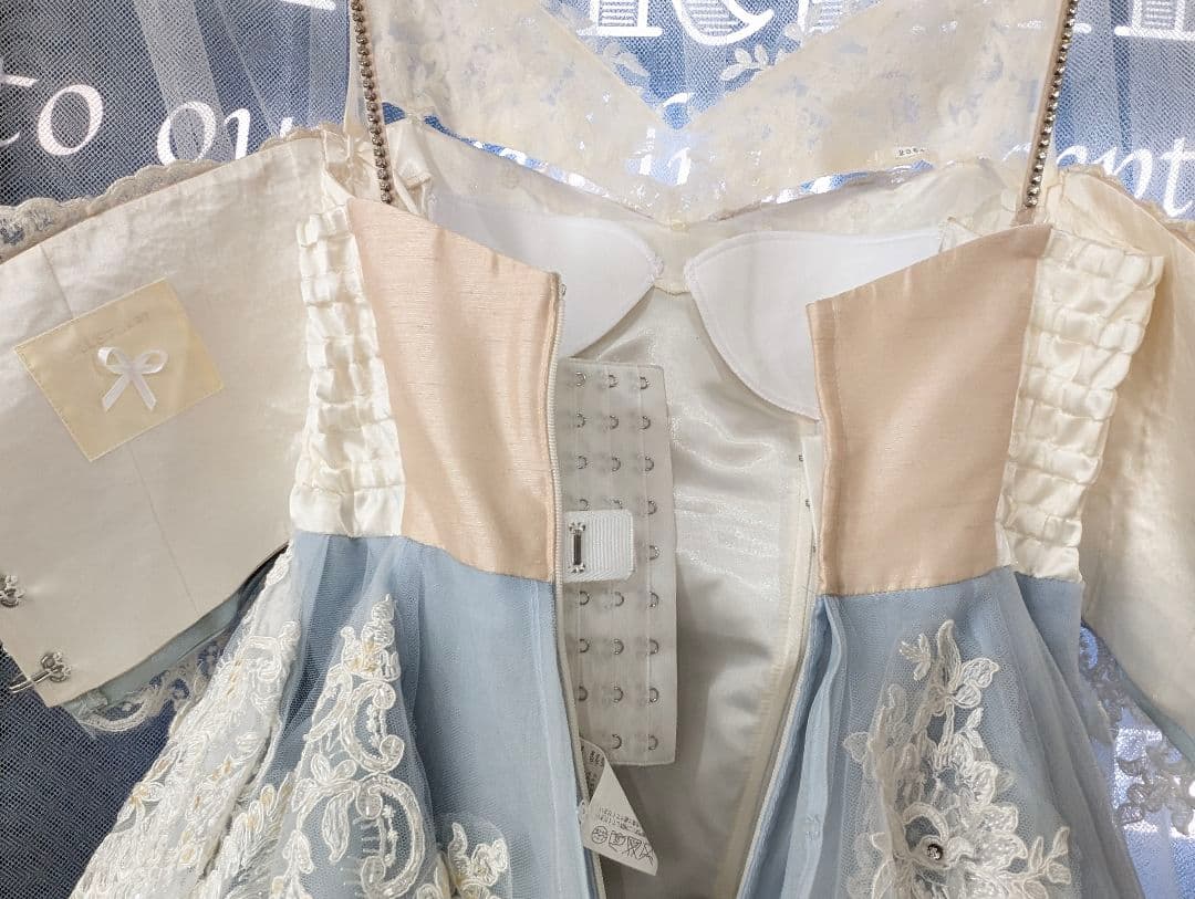 JILLSTUART　カラードレス　水色　ジルスチュアート