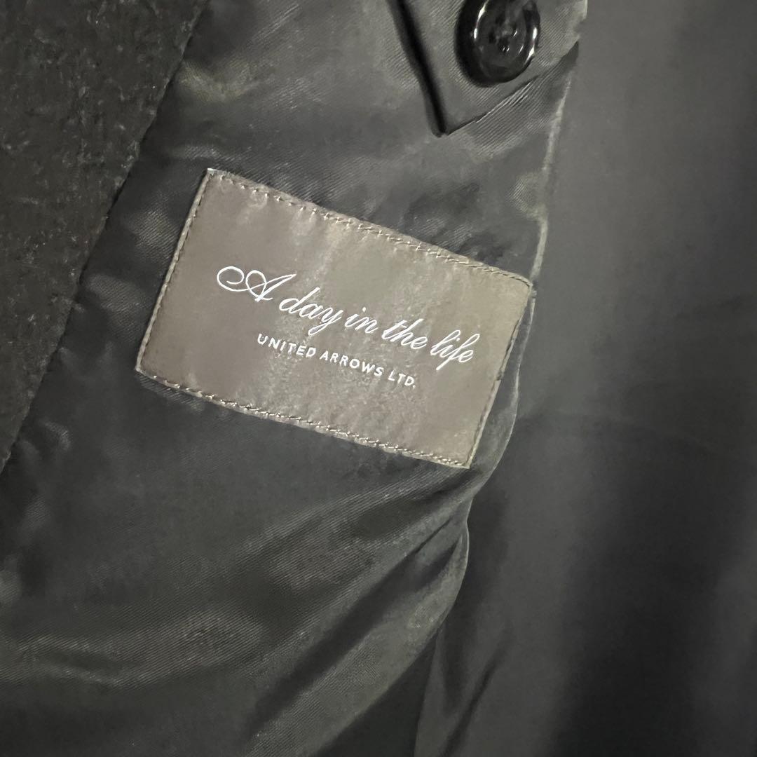 UNITED ARROWS LTD. チェスターコート ダークグレー　L 美品