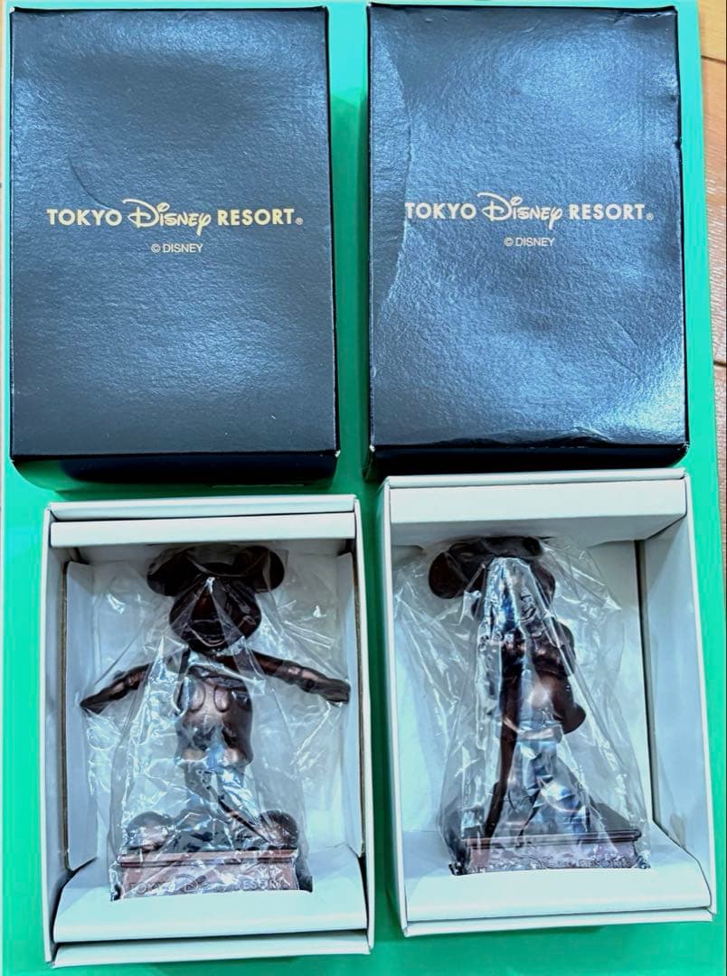 ディズニー ミッキー＆ミニー ブロンズ像