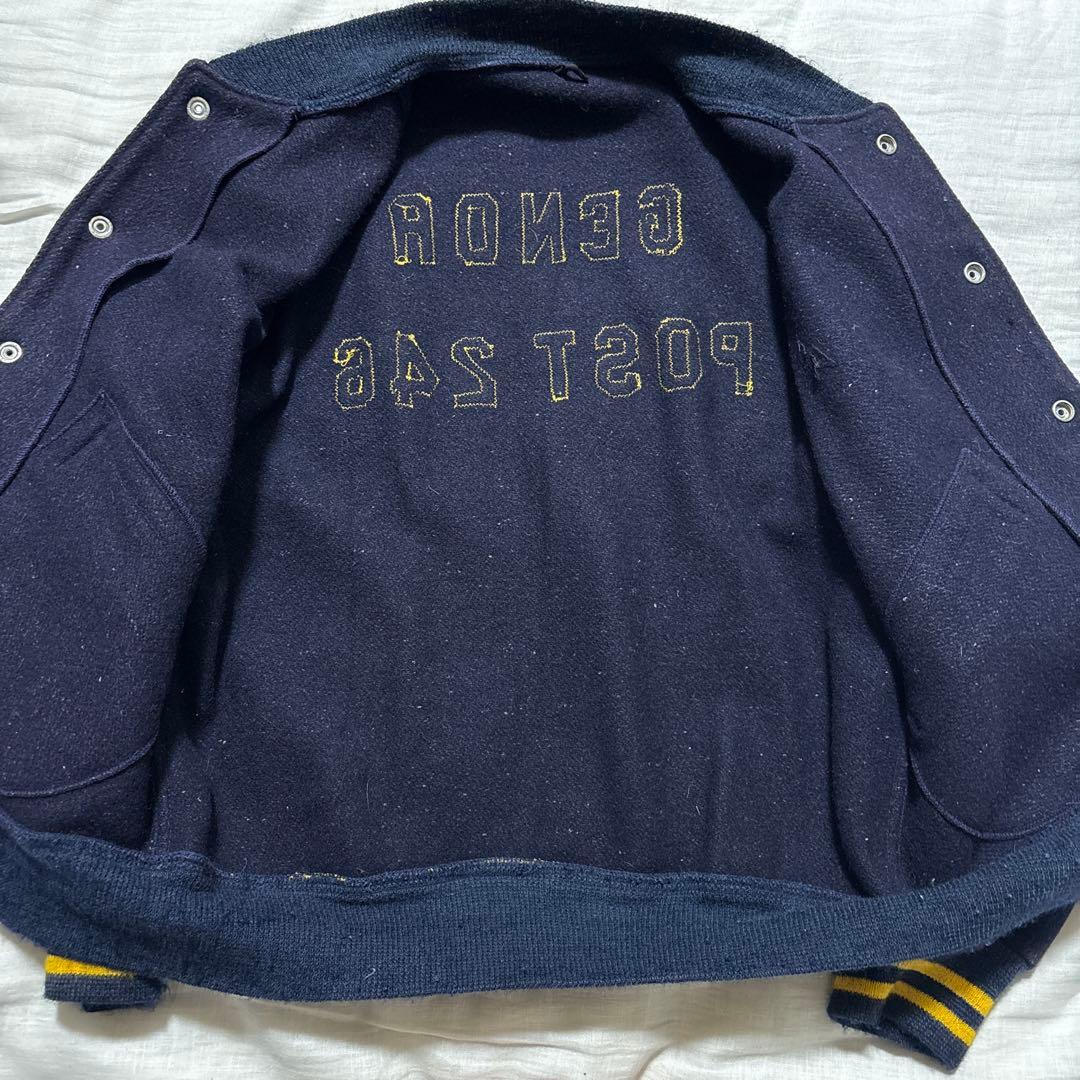 【極美品】60s AMERICAN LEGION ネイビー スタジャン