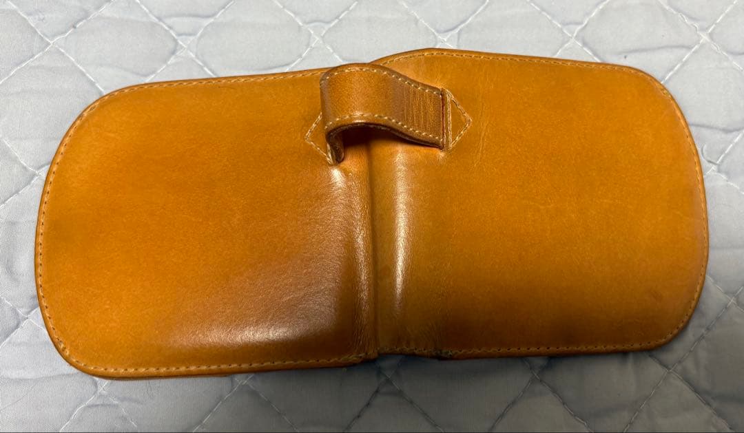 ‼️お値下げ‼️micナチュラルヌメ　ヒップポケット革財布（小銭入れ付き）