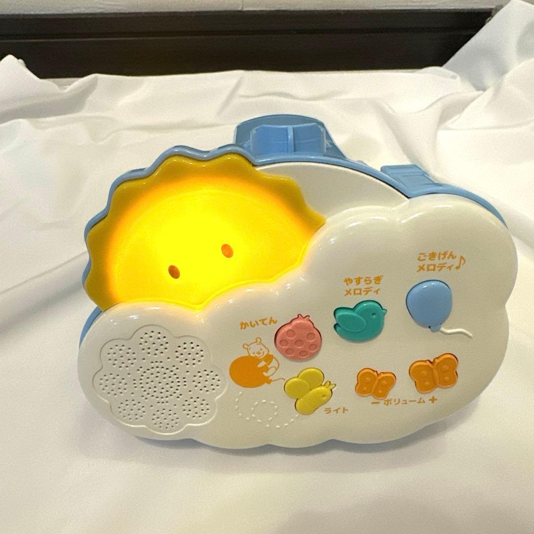 【美品‼︎】くまのプーさん　えらべる回転6way ジムにへんしんメリー　プーメリー