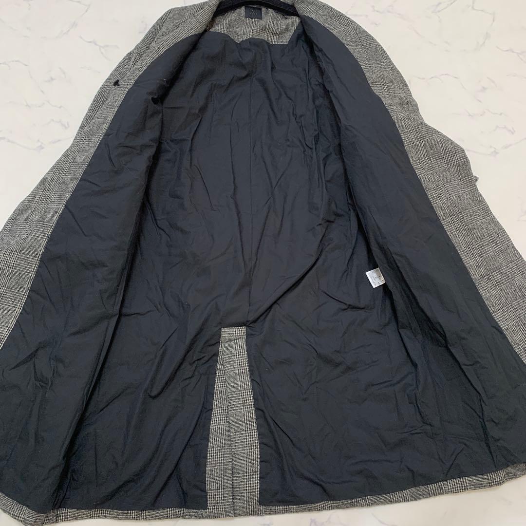 オオカミとフクロウ　オオカミと唄うたいのグリ　中綿コート　グレンチェック