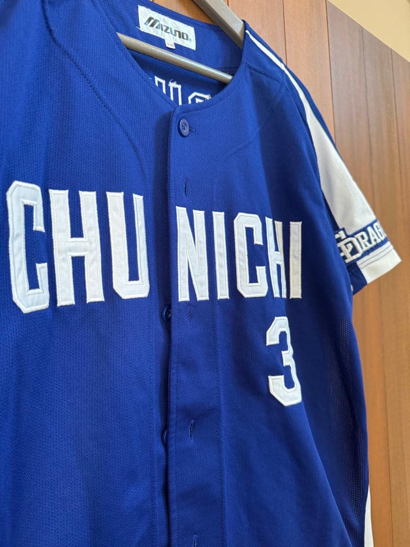 新品中日ドラゴンズ立浪和義ビジターレプリカユニフォームO-XO落合NPBワッペン
