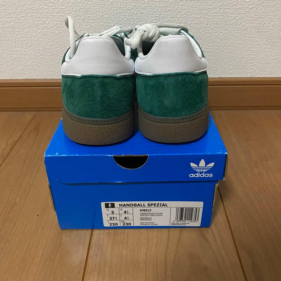 【adidas】HANDBALL SPEZIALスペツィアルグリーン　23センチ
