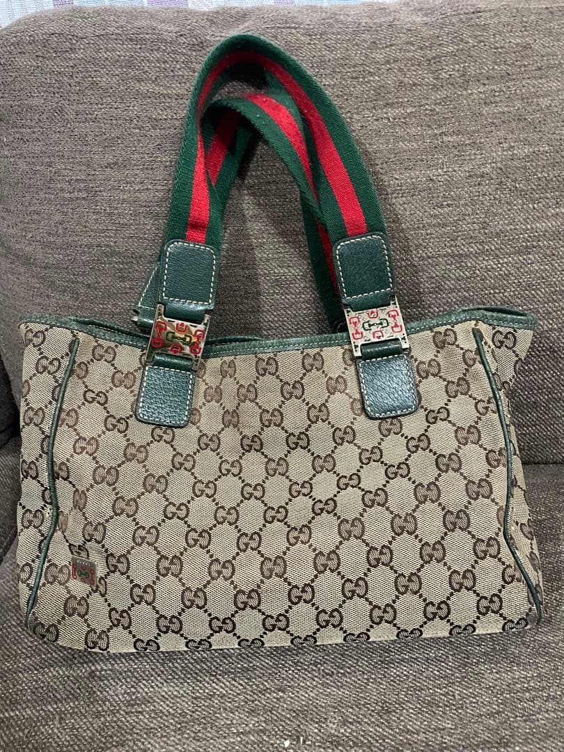 GUCCI GGキャンバス トートバッグ