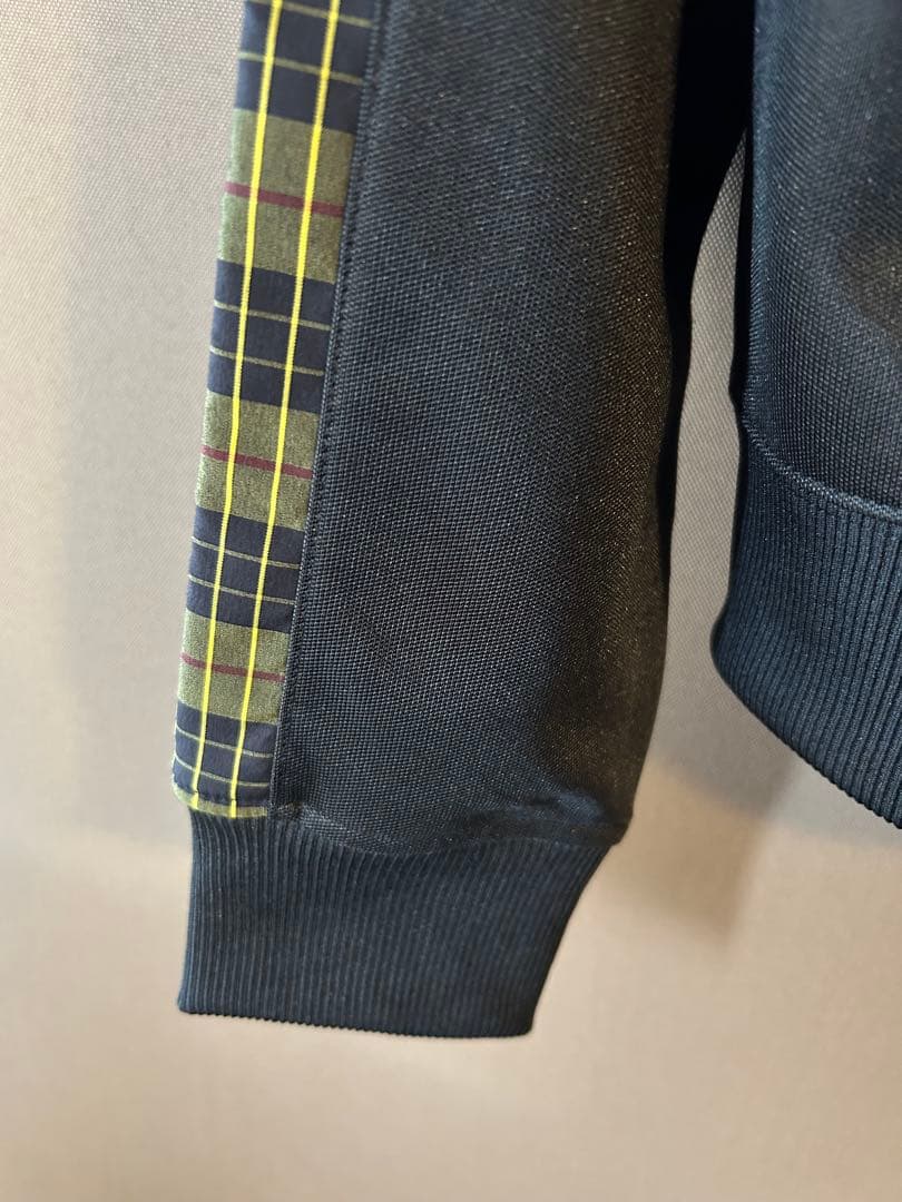 FRED PERRY/フレッドペリータータンチェック Track Jacket黒