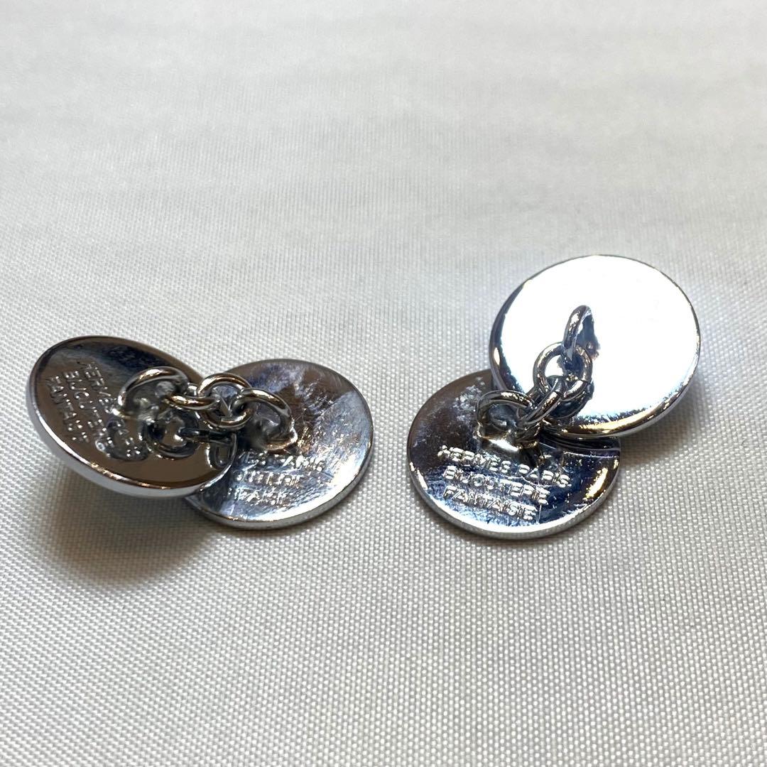 HERMES エルメス セリエ カフスボタン シルバー