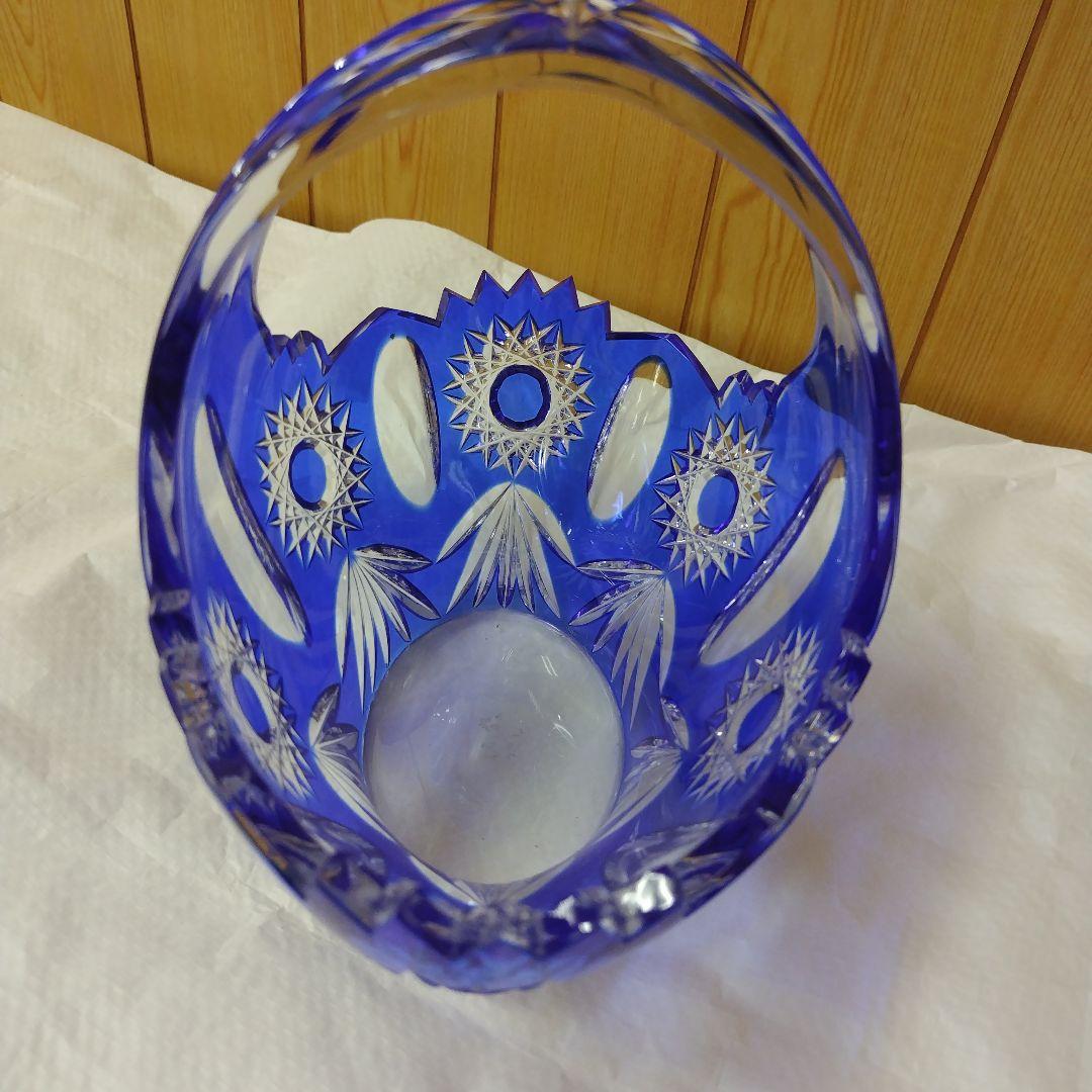CAESAR　crystal　BOHEMIAN　crystalガラスバケット