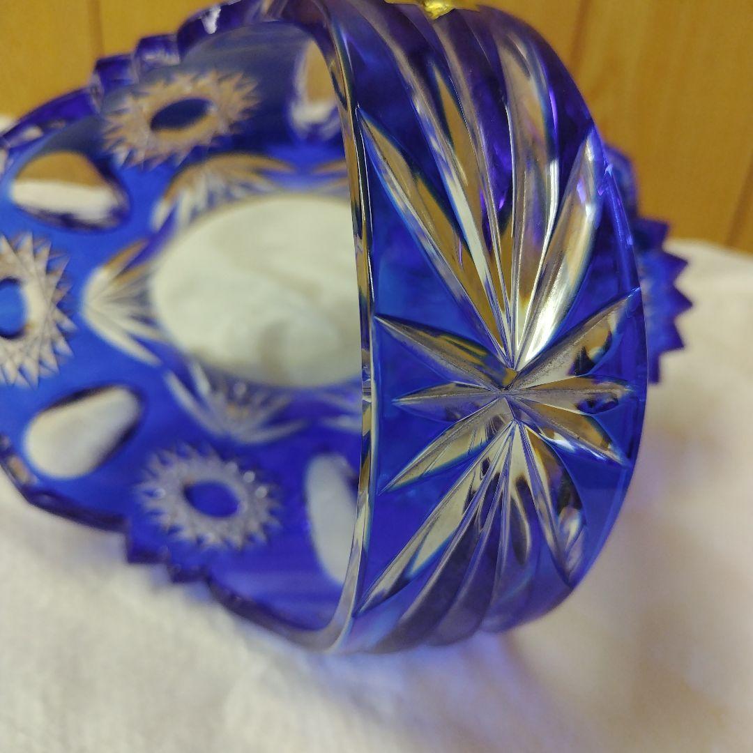 CAESAR　crystal　BOHEMIAN　crystalガラスバケット