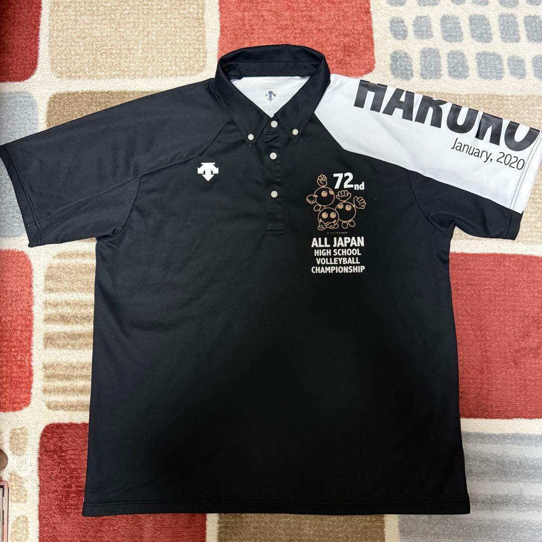 【美品】ALLJAPAN 春高バレー ポロシャツ デサントXOサイズ