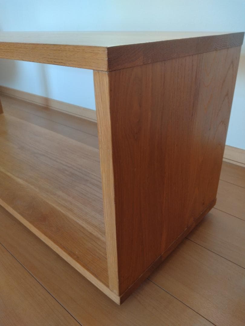 無印良品　無垢材テーブルベンチ　オーク材