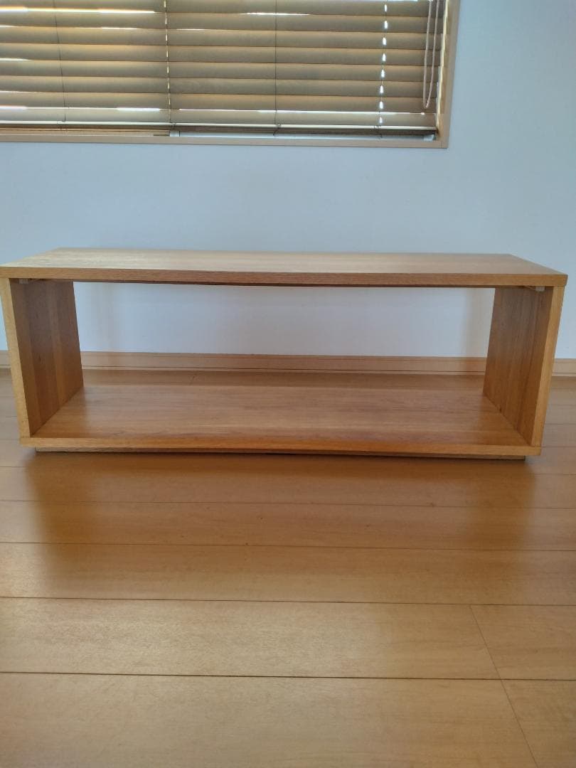 無印良品　無垢材テーブルベンチ　オーク材
