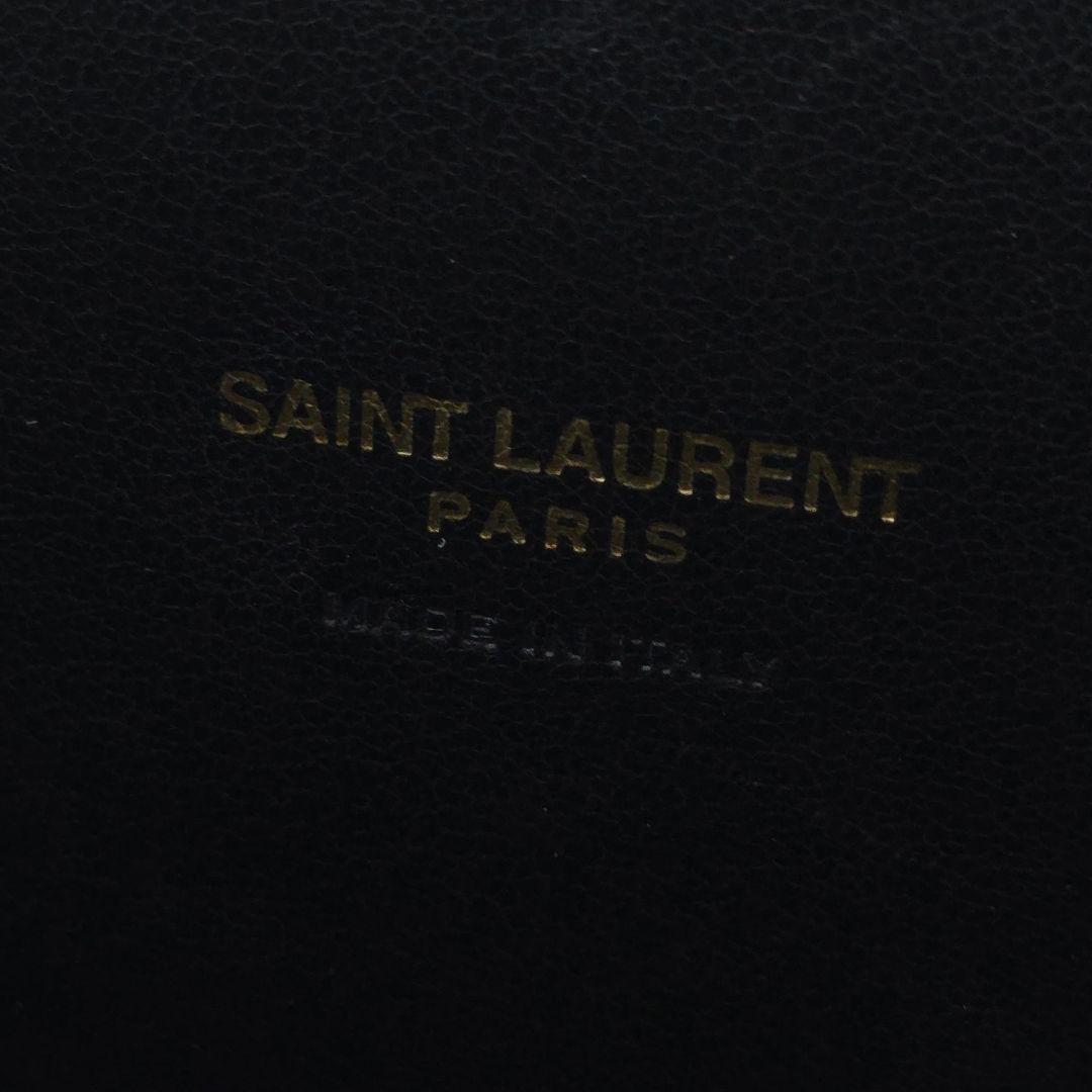 極美品【サンローラン】サックドジュール　ナノ　クロコエンボス　トートバッグ