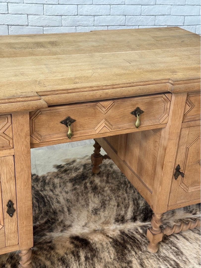 【チャーリー 】1960年　ベルギー　ビンテージ デスク 机 作業台