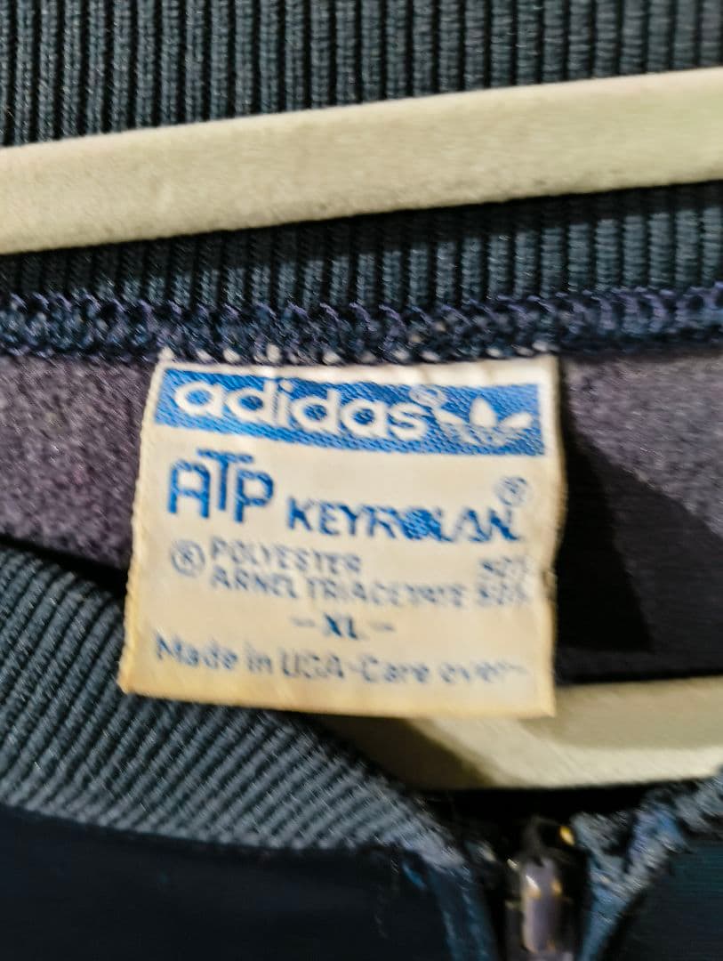 70〜80s adidas ATP ネイビー レッド ジャージ XL