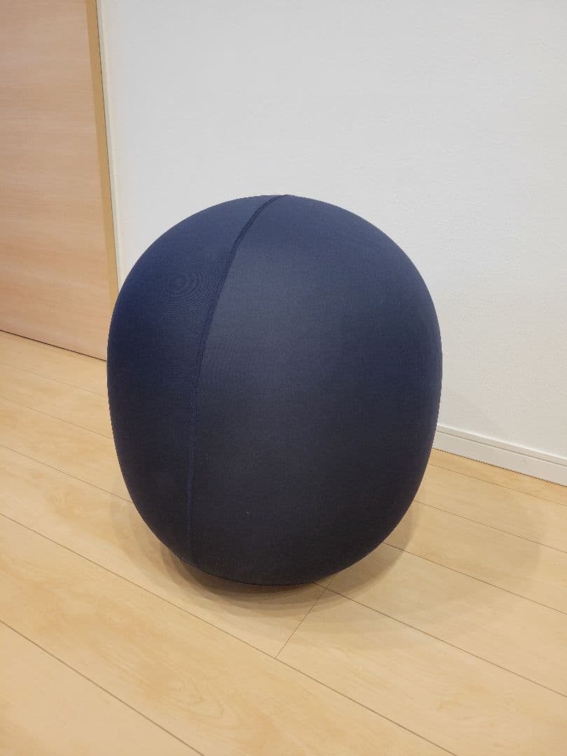 &MEDICAL MALLOW オーバルバランスボール ネイビー