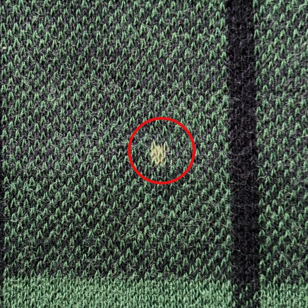 ポロバイラルフローレン ラガーシャツ 長袖 ブラックウォッチ デニム 異素材切替