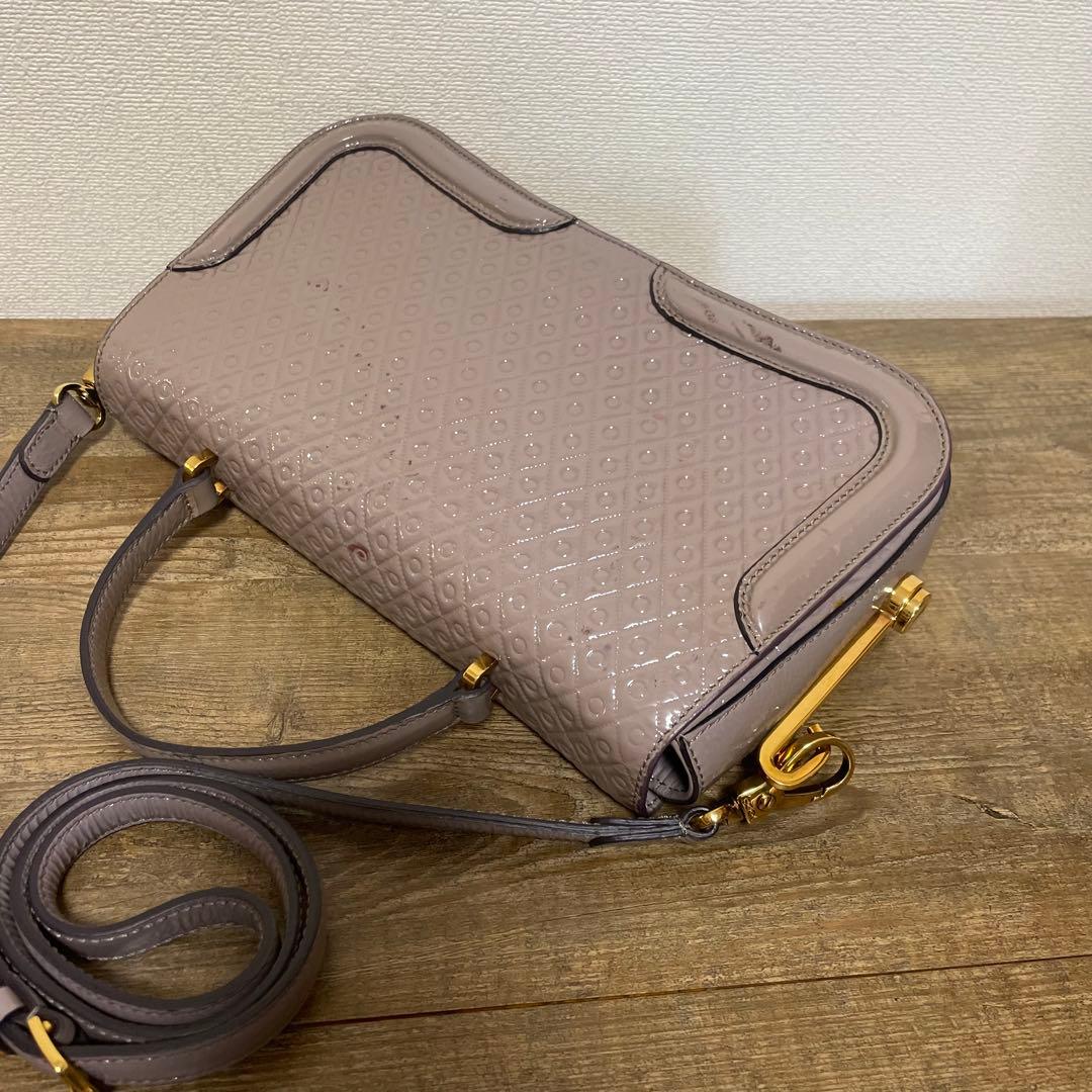 ■ TOD'S（トッズ） 良品 / レザー/ハンドバッグ/ グレー系