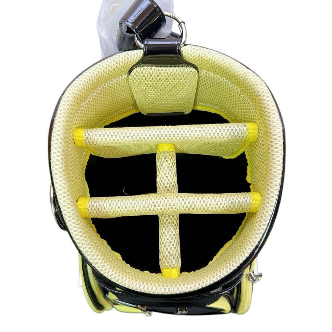 アドミラル 総エナメル キャディバッグ 黒 新品 admiral 9型