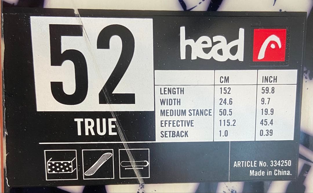 HEAD スノーボード 152cm ビンディング付き セット