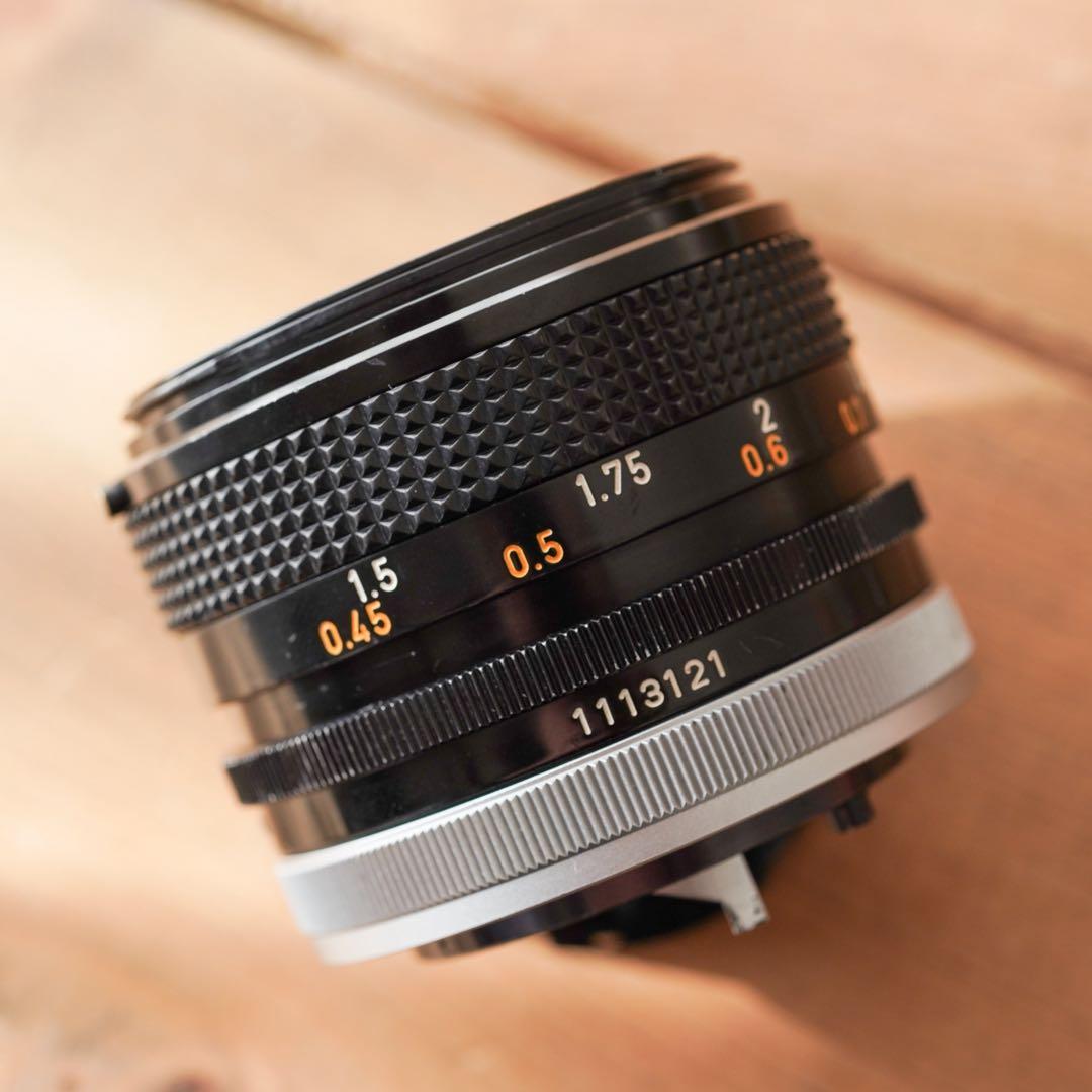 【美品・完動品】CANON FD 50mm f/1.4 S.S.Cレンズ