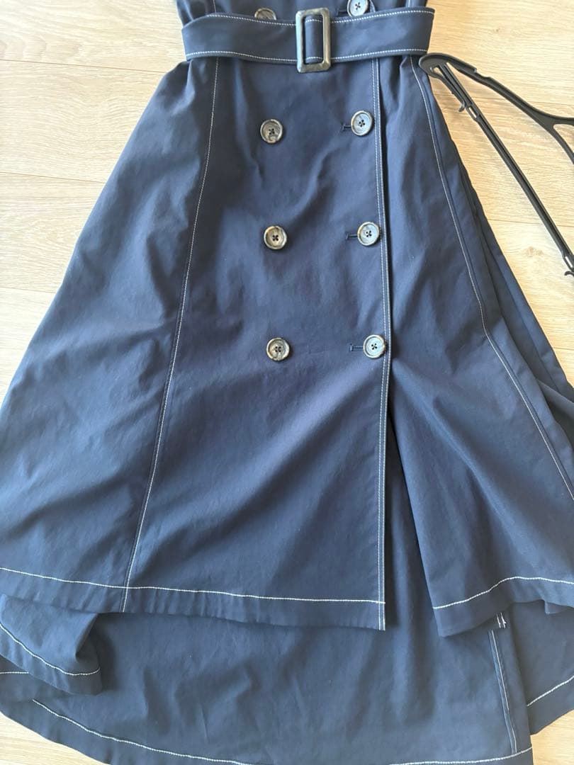 **読様 sheller 2way トレンチドレス ワンピース