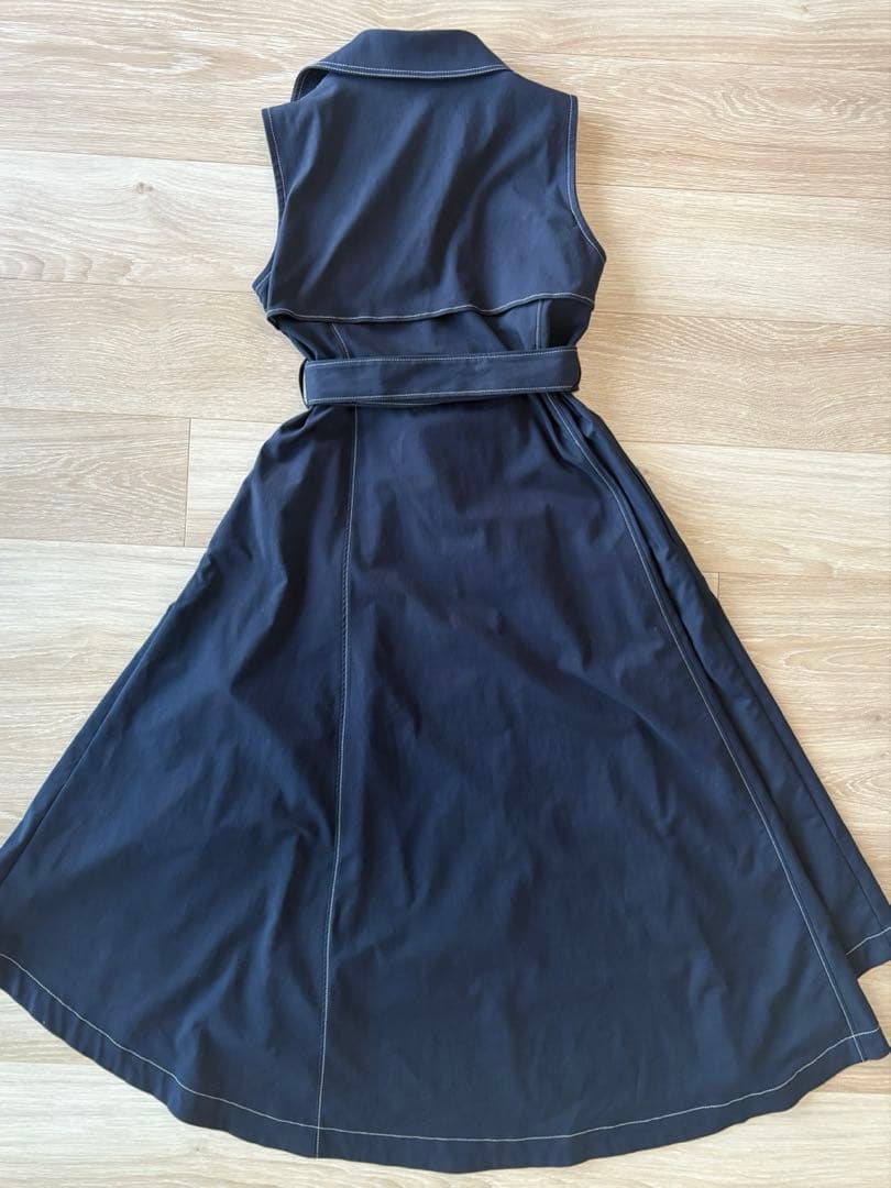 **読様 sheller 2way トレンチドレス ワンピース