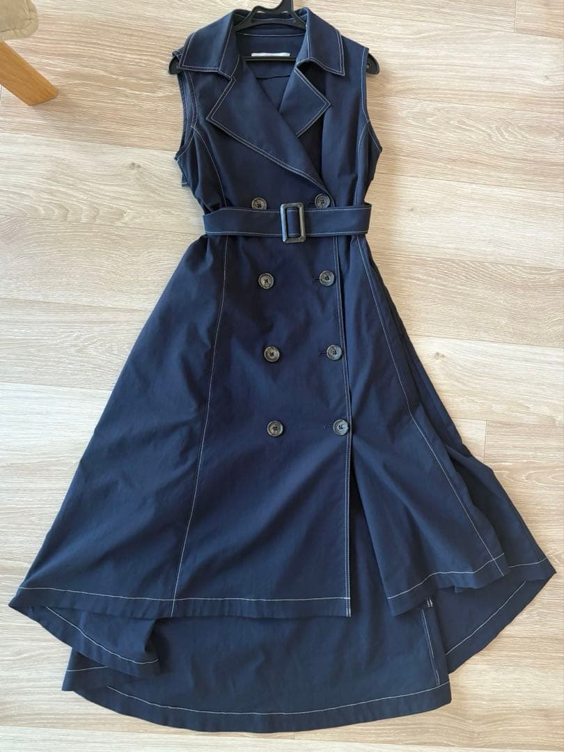 **読様 sheller 2way トレンチドレス ワンピース