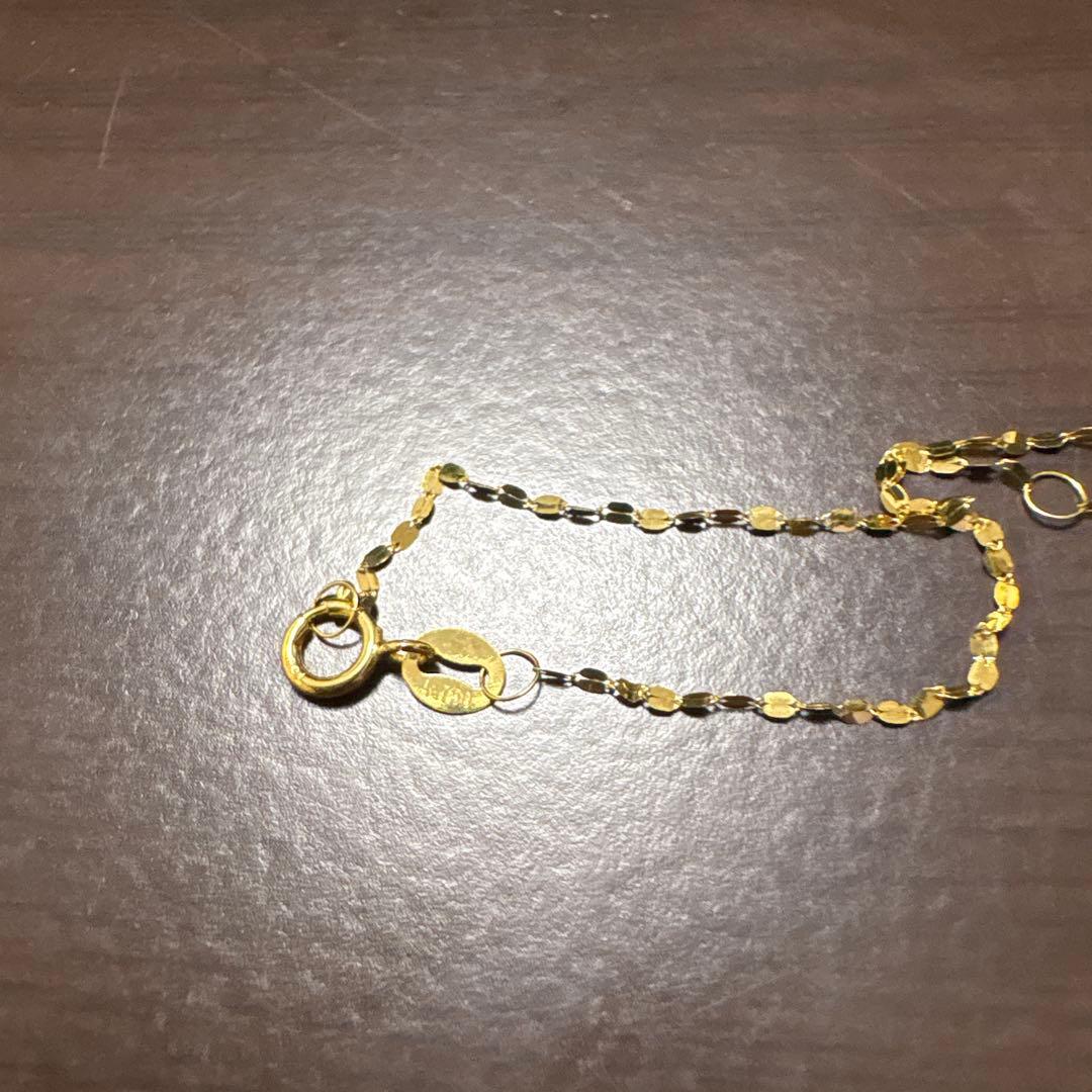 K18 ゴールド ペタルチェーン ネックレス