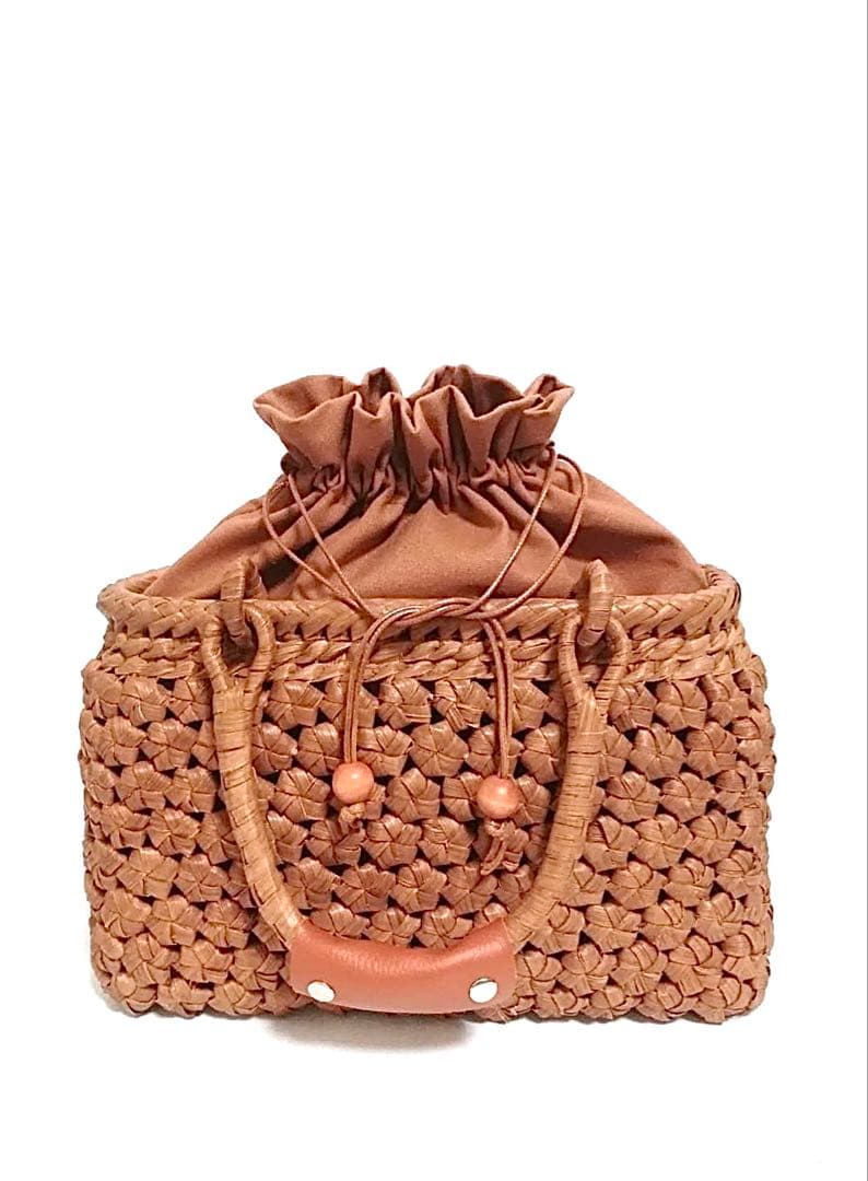 山葡萄バッグ和風花結び