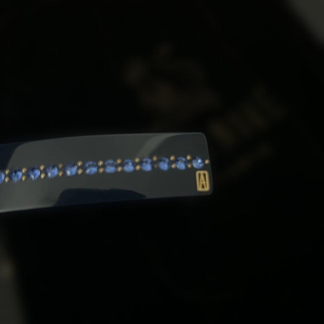 新品　未使用ALEXANDRE DE PARIS バレッタ　スワロフスキー