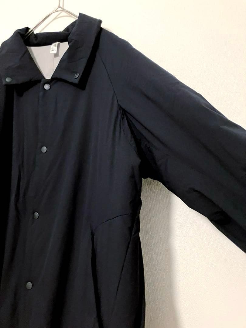 moun ten. 　中綿ミトン ロングコート　サイズ0　ブラック