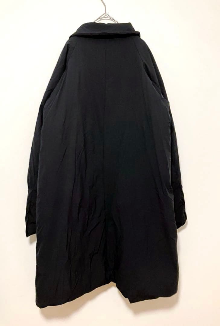 moun ten. 　中綿ミトン ロングコート　サイズ0　ブラック