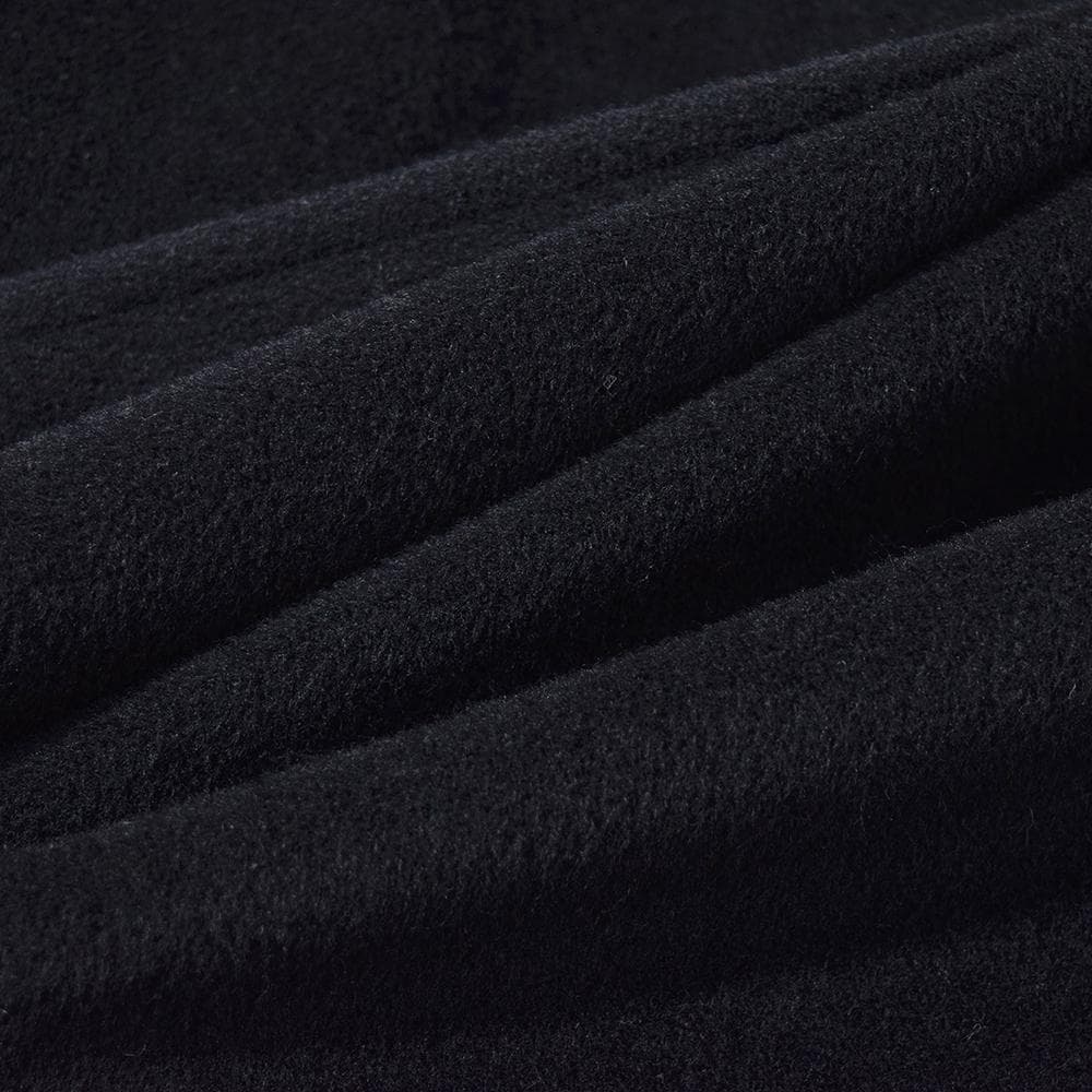 イタリア製 Max Mara マリナリナルディ カシミヤ混 ベルテッドコート 黒