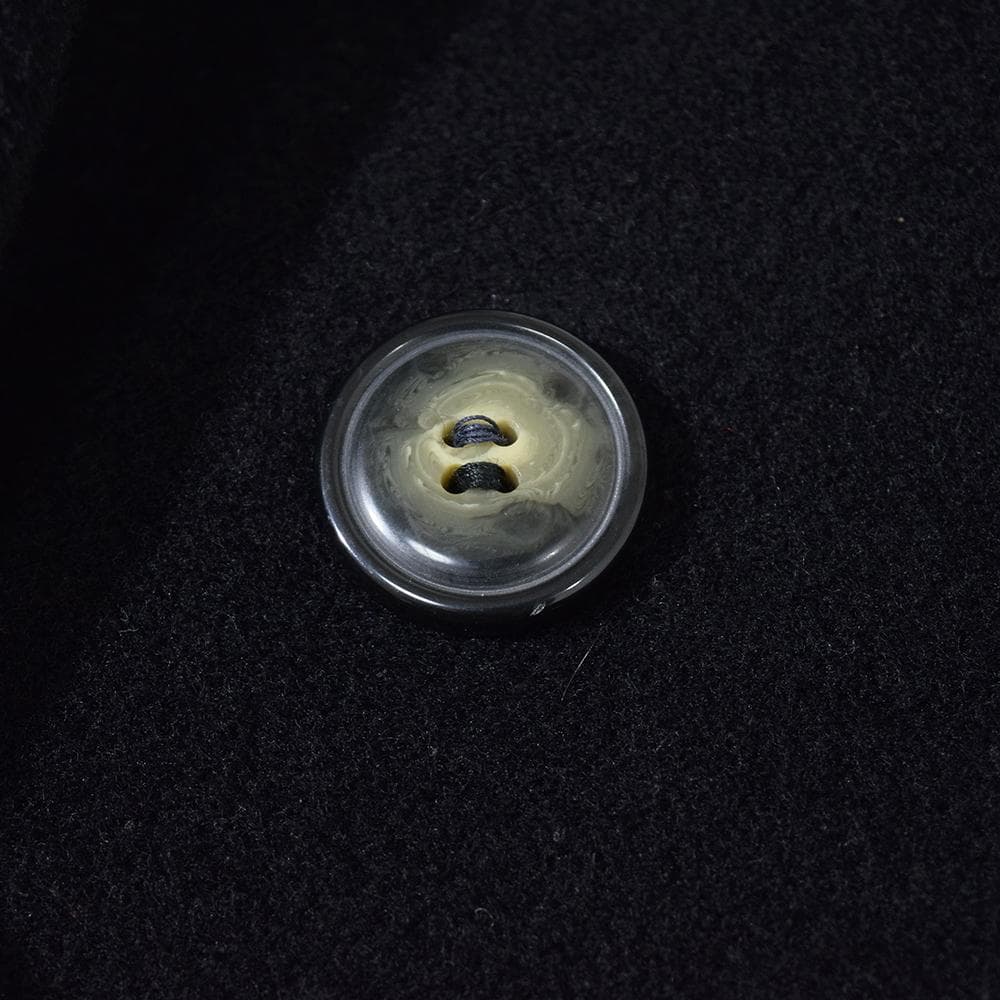 イタリア製 Max Mara マリナリナルディ カシミヤ混 ベルテッドコート 黒