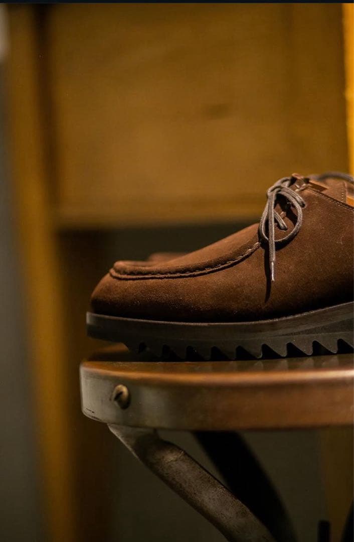 【美品】F.LLI Giacometti ジャコメッティ モカシン スウェード