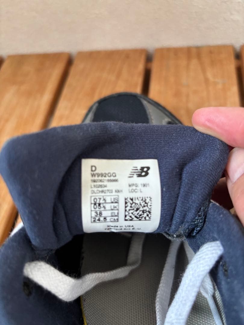 ケイちゃんさん専用 New Balance 992 ネイビー 24.5cm