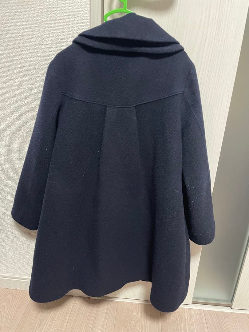 ANNA SUI Mini ウールコート 130 ネイビー