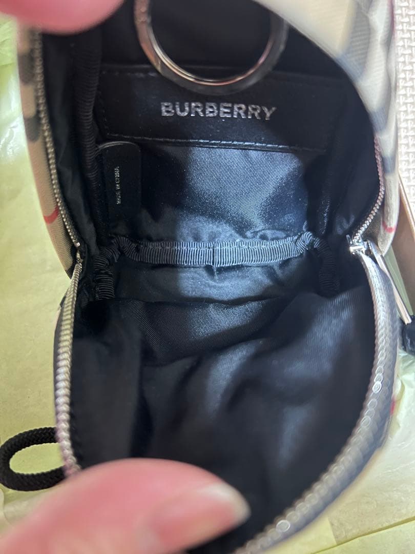 バーバリーロンドン リュックサック型 キーケース ポーチ チャーム