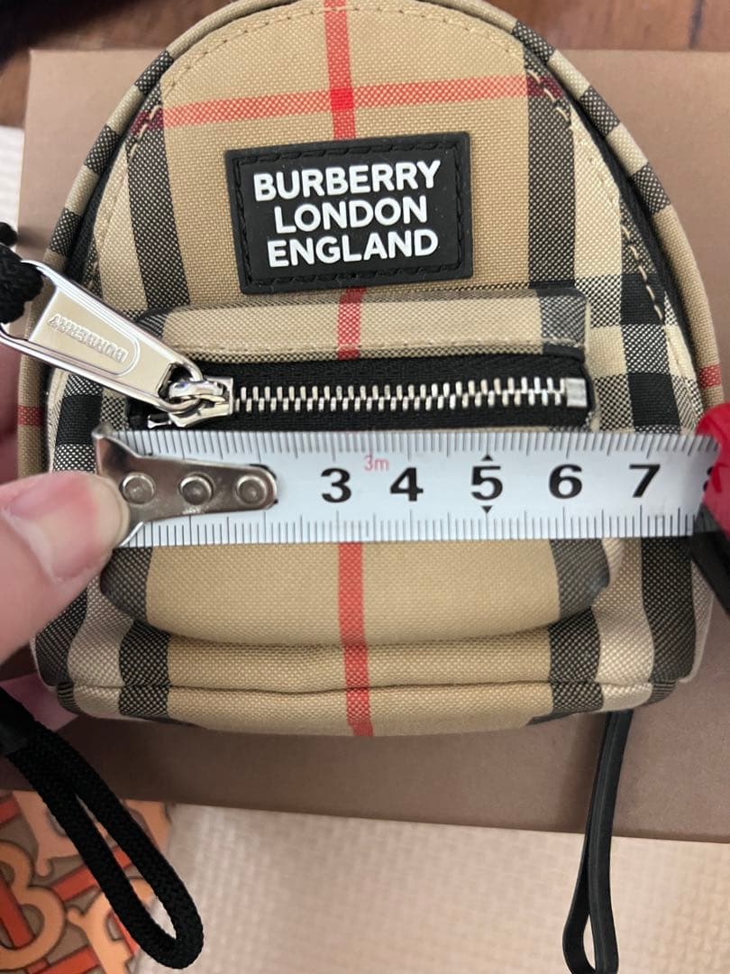 バーバリーロンドン リュックサック型 キーケース ポーチ チャーム
