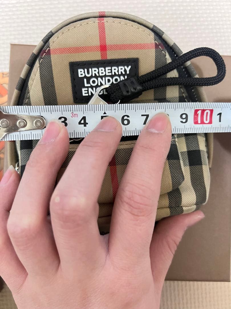 バーバリーロンドン リュックサック型 キーケース ポーチ チャーム