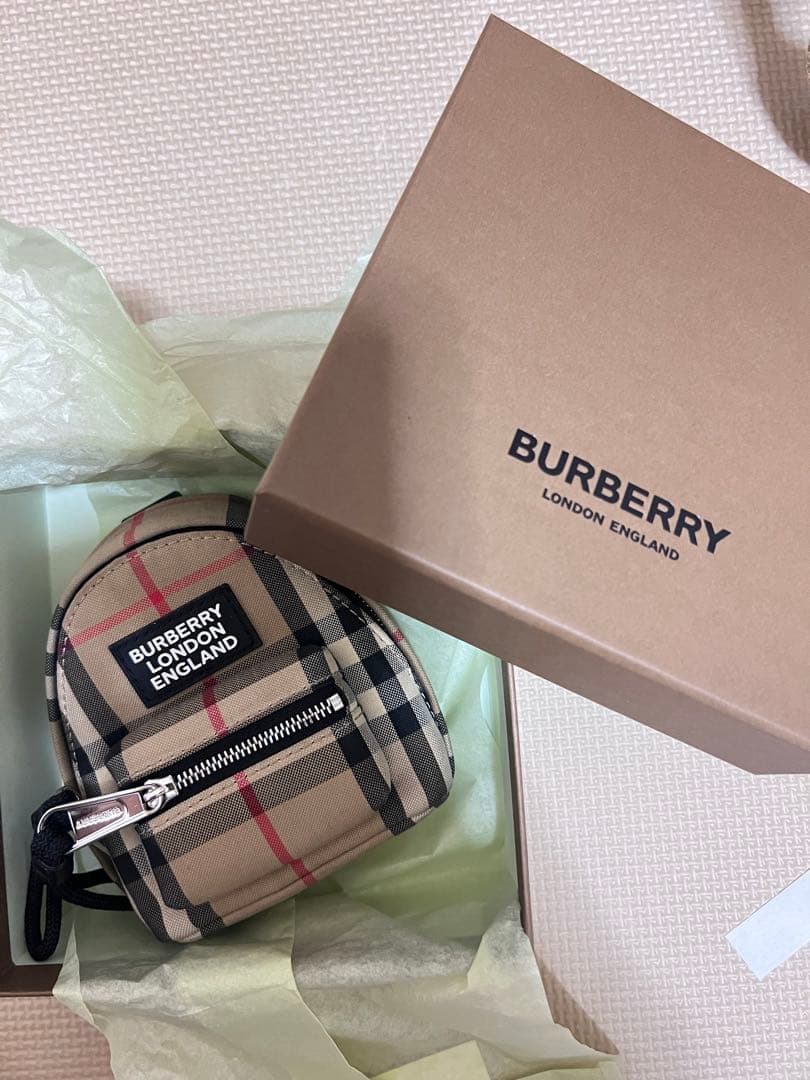 バーバリーロンドン リュックサック型 キーケース ポーチ チャーム
