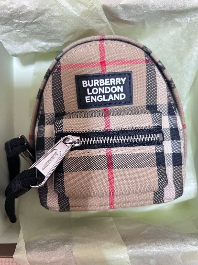 バーバリーロンドン リュックサック型 キーケース ポーチ チャーム