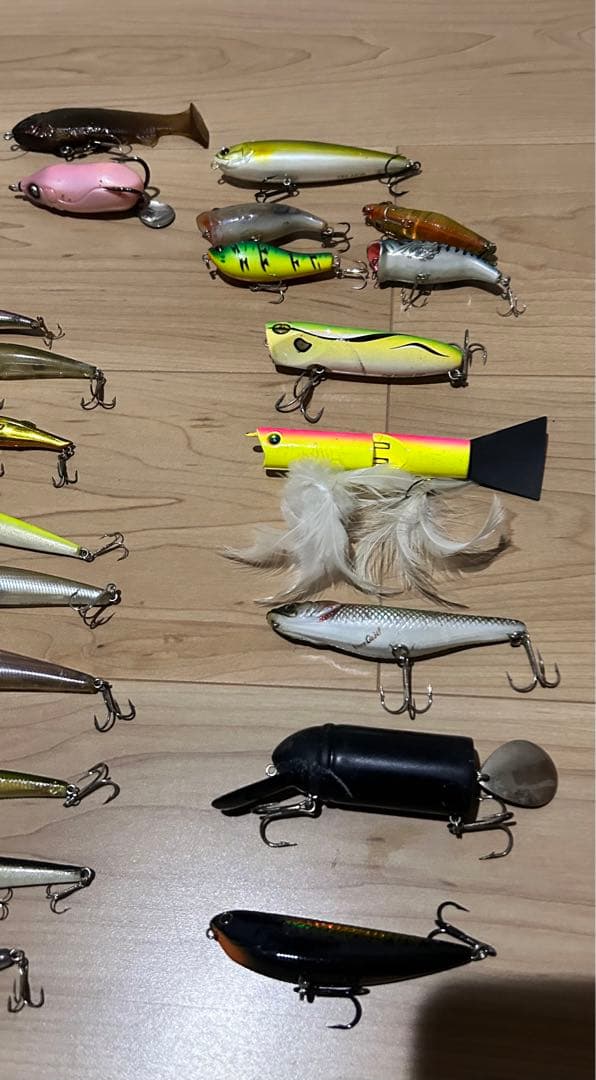 バス釣り引退セット　まとめ売りケース付き