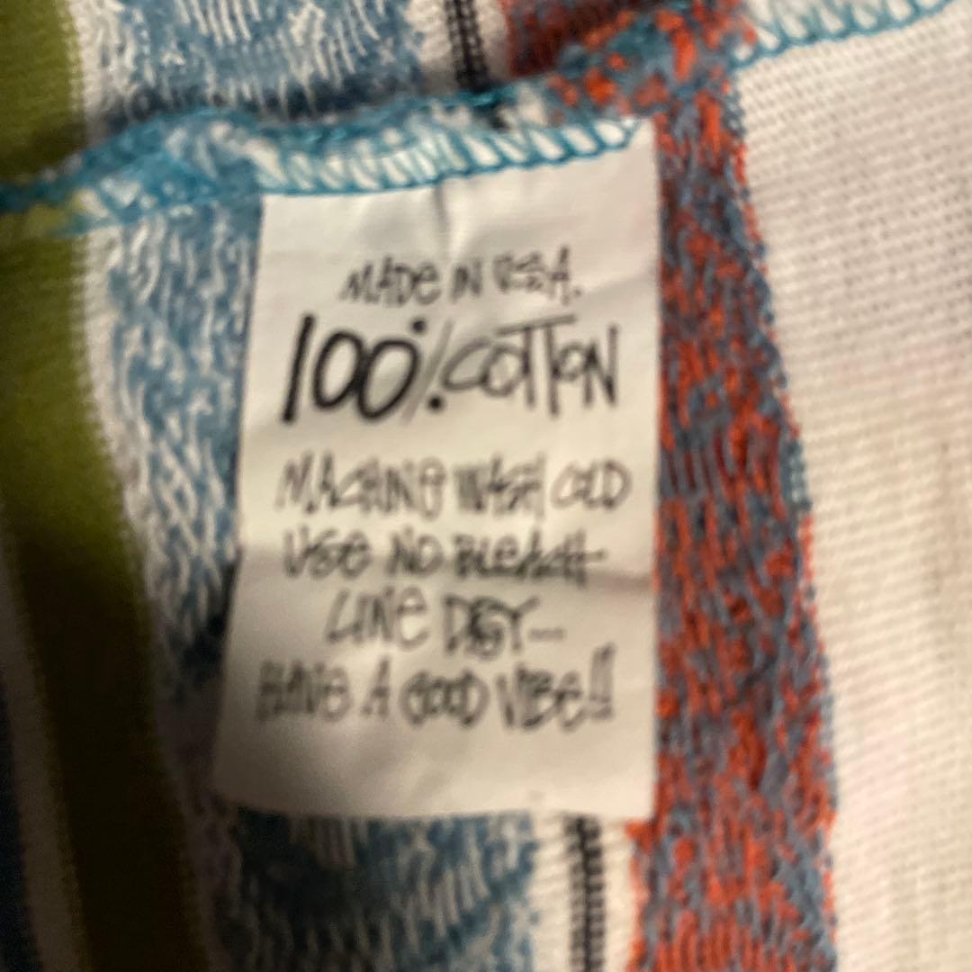 Old Stussy 80年台初期黒タグ 総柄 Mサイズ(大きめ)