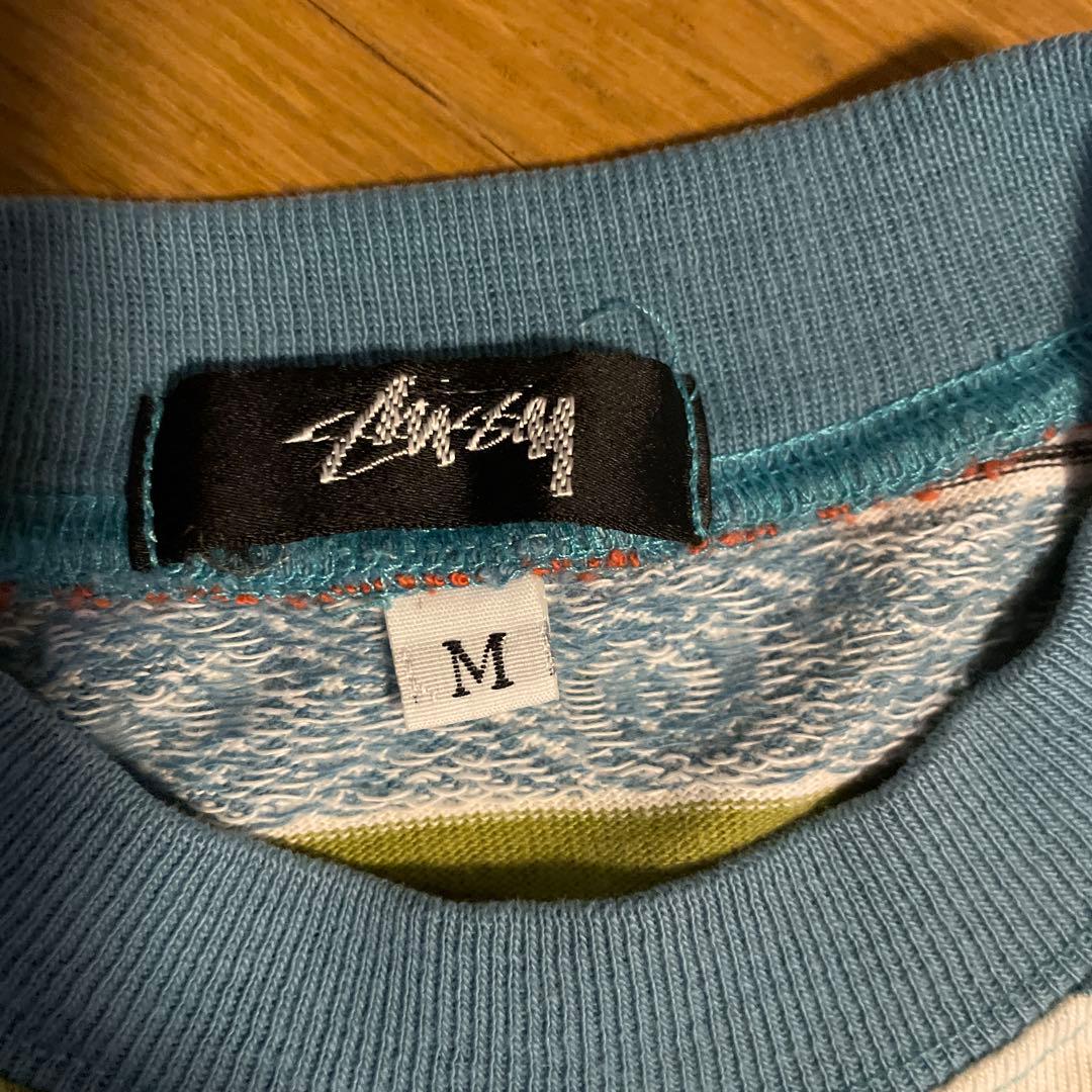 Old Stussy 80年台初期黒タグ 総柄 Mサイズ(大きめ)